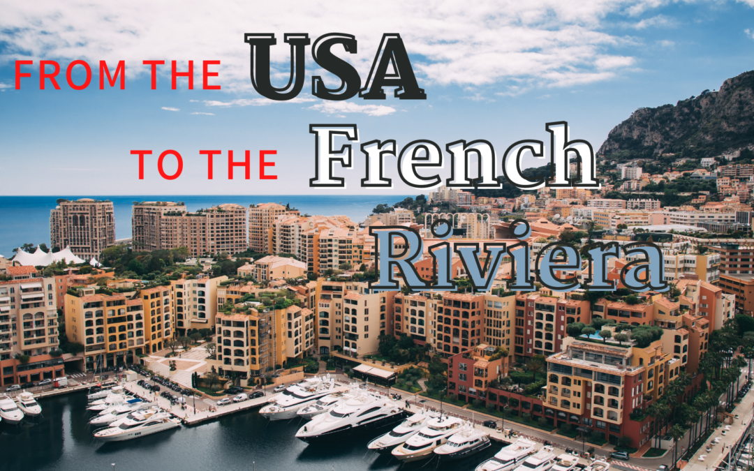 How to come from USA to the French Riviera
