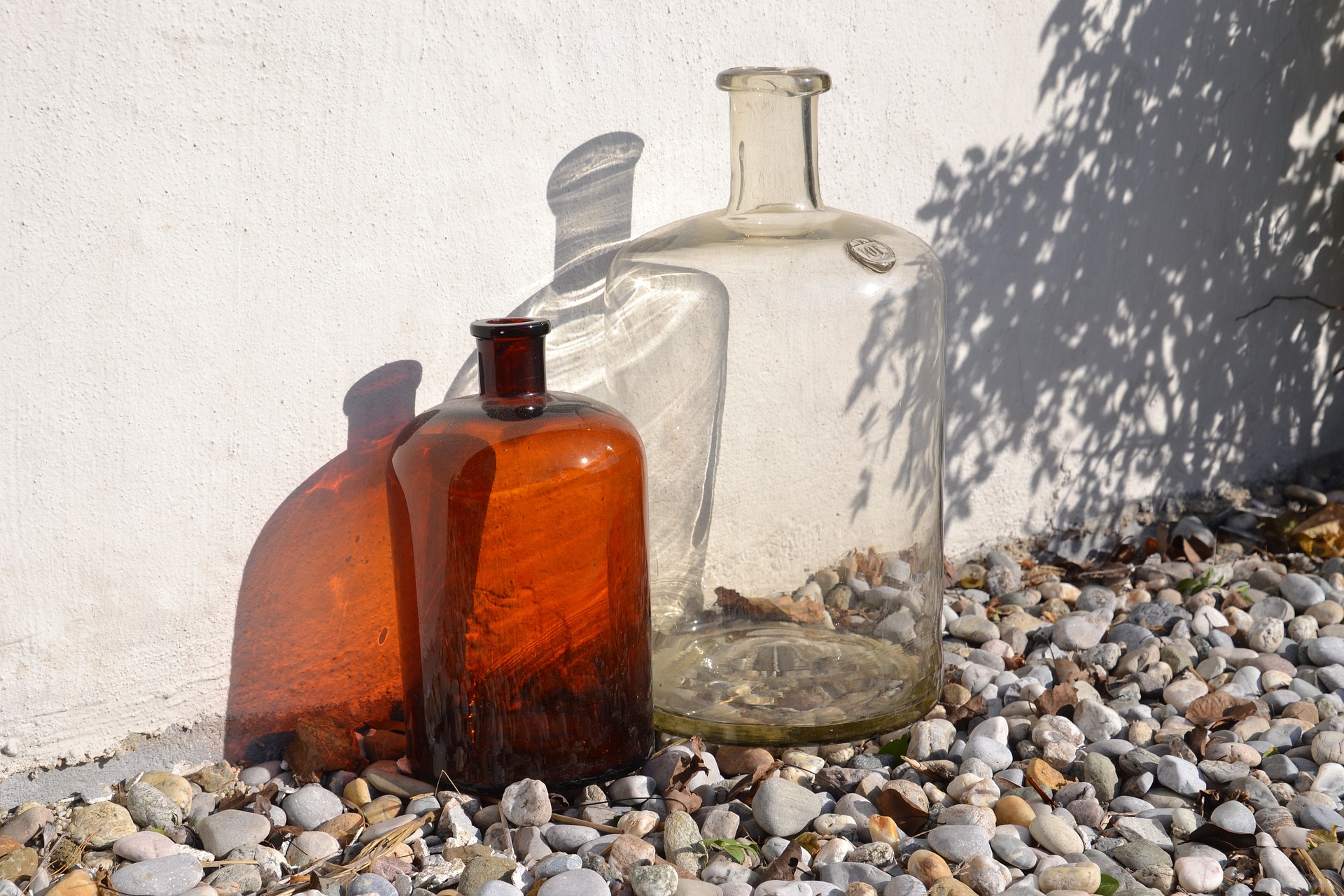 Bottles of glass factory Biot